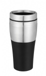 plastic travel mug