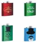 color paint hip flask